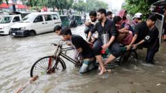 Intense Rainfall and Flooding in Bangladesh Claim 51 Lives